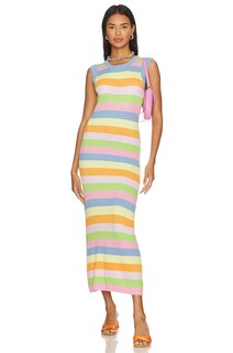 Платье макси Olivia Rubin Nelly, цвет Multi Stripe