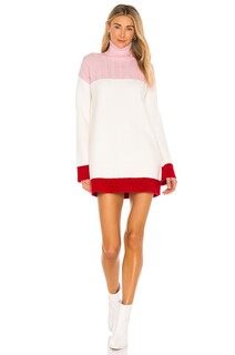 Платье Lovers and Friends Kane Sweater, цвет Pink &amp; Red