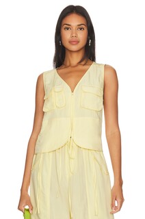 Топ LPA Sojinita Cargo Vest, цвет Butter Yellow