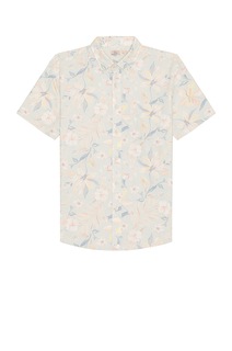 Рубашка Faherty Short Sleeve Breeze, цвет Sky Coast Floral