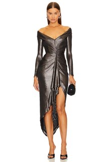 Платье миди Michael Costello x REVOLVE Cosmo, бронзовый