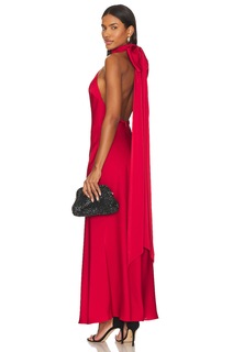 Платье MISHA x REVOLVE Evianna Gown, цвет Crimson