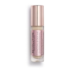 Conceal And Define Concealer Full Covering Matte Finish C2.5 для светлых/светлых тонов кожи, 0,7 жидких унции, Makeup Revolution