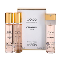 Парфюмированная вода Chanel Coco Mademoiselle Twist And Spray Refills, 3х20 мл