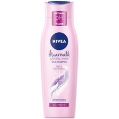 Hairmilk Шампунь для ухода за уставшими волосами без блеска Natural Shine 250мл, Nivea