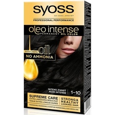 Краска для волос Color Oleo Intense 1-10 Интенсивный черный, Syoss