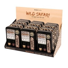 Набор для дизайна ногтей Make-Up Wild Safari Savage, 6 предметов, Magic Studio