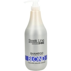 Шампунь Sleek Line Silk Blonde 1000мл, Stapiz