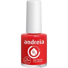 Лак для ногтей Andreia Halal «Дышащий» глянцевый водопроницаемый красный B15 10,5 мл — оттенки розового