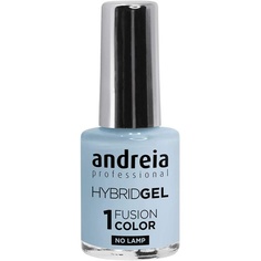 Профессиональный гибридный гель-лак для ногтей Fusion Color H44 Синий — 2 шага Не требуется лампа Длительный срок службы Легко снимается, Andreia