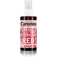 Спрей-краска для волос Spray &amp; Go Красный для светлых, платиновых и седых волос 150 мл, Cameleo