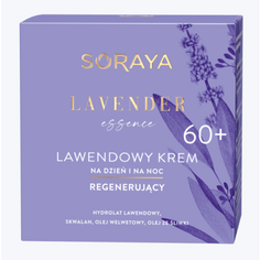 Регенерирующий дневной и ночной крем Lavender Essence 60+ с маслом семян бархатного цветка, Soraya