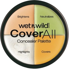 Палетка консилеров Coverall с легкой формулой для безупречного результата — маскировки дефектов и легкого нанесения, Wet &apos;N&apos; Wild