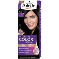 Intensiv Color Creme N1 Интенсивная черная стойкая краска для волос, Palette