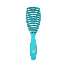 T4B Ilu My Happy Color Ocean Blue Профессиональная расческа с мягкой щетиной, легко распутывающая волосы, Tb Tools For Beauty
