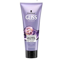 Gliss Восстанавливающая фиолетовая маска для светлых и осветленных волос 200мл, Schwarzkopf