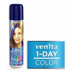 Venita 1-дневная краска-спрей для волос 12 Изумрудно-синий 50 мл Цветной спрей, Cosmelogia