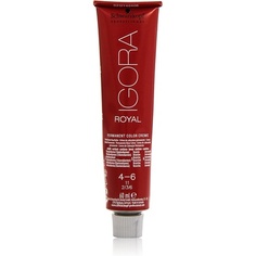 Краска для волос Igora Royal Premium 4-6 Средне-коричневый шоколад 60г, Schwarzkopf