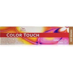 Перманентная краска для волос Professionals Touch 6/75, 60 мл, темно-коричневые цвета, без аммиака, Wella