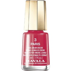 Цветной мини-лак для ногтей Cream Finish Paris, 0,17 унции, Mavala