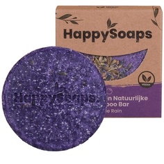 Увлажняющий твердый шампунь Purple Rain Lavender 70 г, Happysoaps