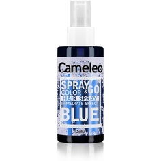 Спрей-краска для волос Spray &amp; Go Blue для светлых, платиновых и седых волос 150 мл, Cameleo