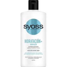 Syoss Hydration + Кондиционер 440 мл для нормальных или сухих волос — придает гладкость, движение и блеск — как только что из салона, Henkel IbeRica S.A