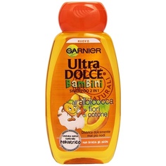 Ultra Dolce Детский шампунь и средства для волос с абрикосом 2-в-1, 250 мл, Garnier