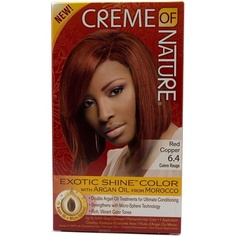 Краска для волос Exotic Shine Color красная медь 6,4 до 1 применения, Creme Of Nature