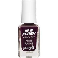 Быстросохнущая краска для ногтей In A Flash Power Purple, 10 мл, Barry M