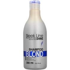 Шампунь Sleek Line Silk Blonde 300 мл, Stapiz