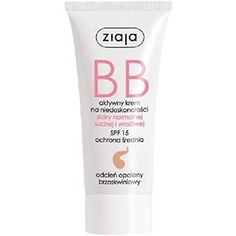 Крем для лица Bb для нормальной сухой чувствительной кожи Spf15 50мл оттенок загара, Ziaja