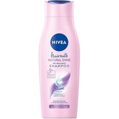 Hairmilk Natural Shine Шампунь для молочного блеска Trigger, 400 мл, Nivea