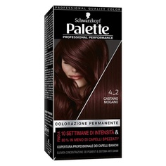 Палитра красок для волос Professional Performance 4.2 «Каштан и красное дерево», 6 шт. в коробке, Schwarzkopf