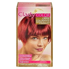 Крем-краска для волос перманентная окислительная № 7.6 Красный, Clady