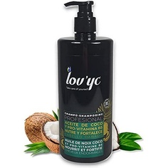 Профессиональный шампунь для волос с кокосовым маслом для питания и восстановления поврежденных волос, 25,3 жидких унции, Lov&apos;Yc Lov'yc