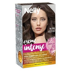 Краска для волос N.4 Средне-коричневый, Nelly