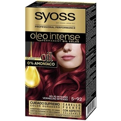 Стойкая краска для волос Oleo Intense 5-92 Интенсивный красный 50 мл, Syoss