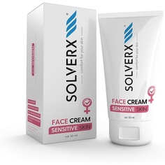 Крем для лица для чувствительной кожи для женщин с маслом ши, гиалуроновой кислотой и лактобионовой кислотой 50 мл, Solverx