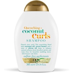 Кокосовый шампунь для вьющихся волос, 385 мл, безсульфатные поверхностно-активные вещества, Ogx
