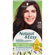 Natural&amp;Easy Натуральная каштановая краска для волос № 570 Natural&Easy