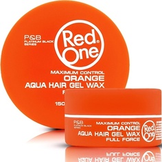 Гель-воск для волос Red One Full Force Aqua, оранжевый, 150 мл, Redone Re/Done