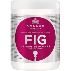 Маска для волос Kjmn Fig для укрепления волос с экстрактом инжира 1000мл, Kallos