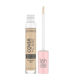 Cover + Care Sensitive Concealer № 002N Ню против прыщей Успокаивающий Осветляющий Питательный Стойкий веганский водостойкий 5 мл, Catrice