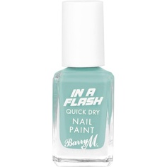 Быстросохнущая краска для ногтей In A Flash Blue Boost, Barry M