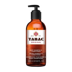 Шампунь для бороды с неповторимым ароматом - оптимальное очищение и бережный уход за волосами бороды - 200мл, Tabac Original
