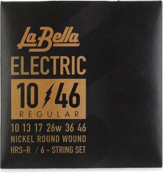 Никелевые струны для электрогитары La Bella HRS-R — .010-.046 стандартные