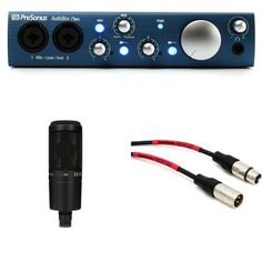 USB-аудиоинтерфейс PreSonus AudioBox iTwo и комплект для записи Audio-Technica AT2020