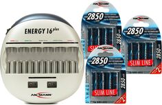 Зарядное устройство Ansmann Energy 16 Plus и (12) батарей типа АА