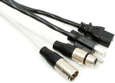 Pro Co Siamese Twin EC13 XLR Audio + кабель питания IEC (для более старых моделей JBL EON) — 25 футов